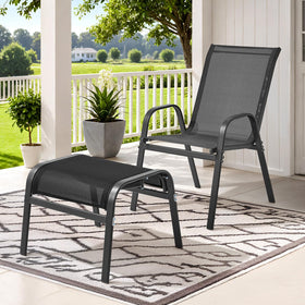 Ideal for patio, balcony, poolside and indoor ottoman use.