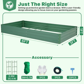 ONCEMORE galvanized bed open-bottom frame supports roots and drainage.