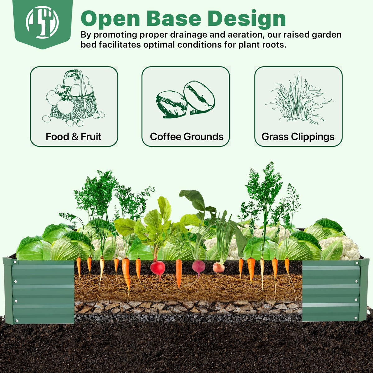 Oncemore trellis netting for climbing plants, helps reach and spread growth evenly.