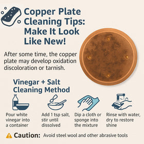 Oncpcare copper bird bath disk gift idea for bird lovers