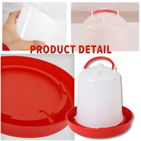 Oncpcare poultry waterer hanging design for DIY setups