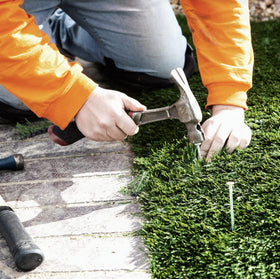 One Stop Outdoor 5.5-inch turf nails deliver strong ground hold
