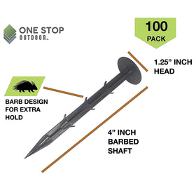 One Stop Outdoor stake securing tarps for reliable weather protection.