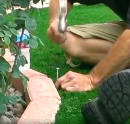 One Stop Outdoor turf installation bag for quick securement