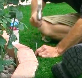 One Stop Outdoor turf installation bag for quick securement