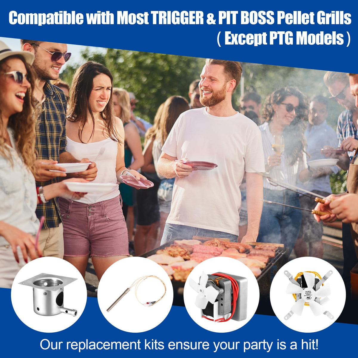 OneAmg complete kit for Traeger and Pit Boss grills streamlines upgrades