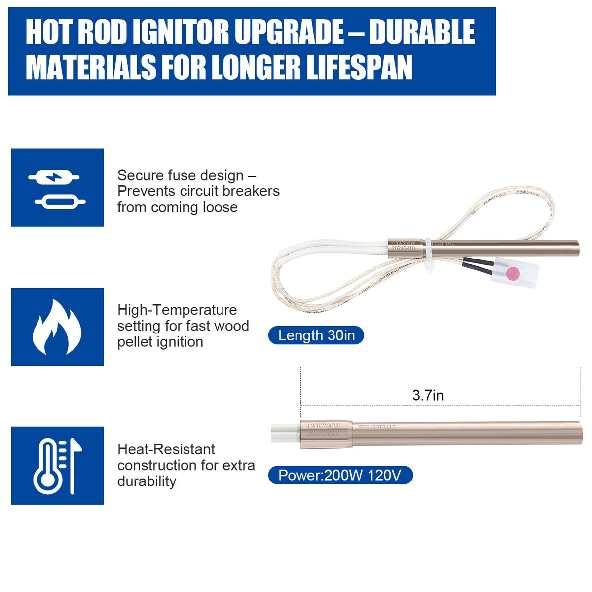OneAmg fuse set provides reliable electrical protection during grilling