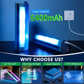 ONEANU waterproof LED design for underwater use.