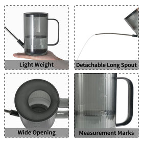 ONEDONE watering can wide opening for fast filling and measurement marks