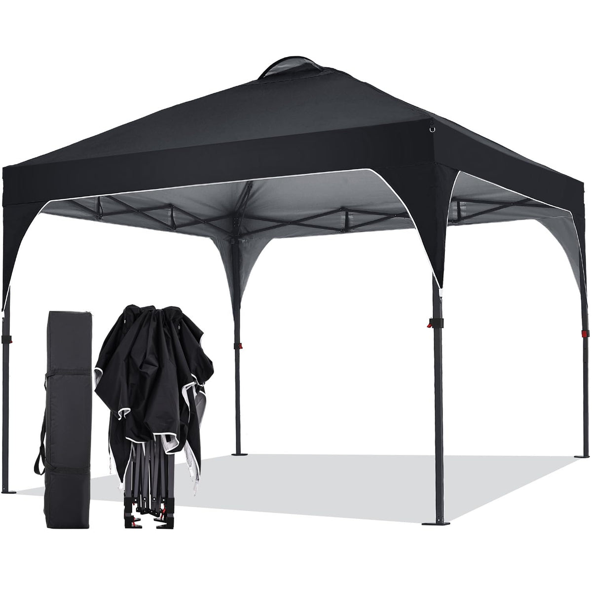 Oneofics pop up canopy 10x10 frame provides sturdy shade for outdoor events.