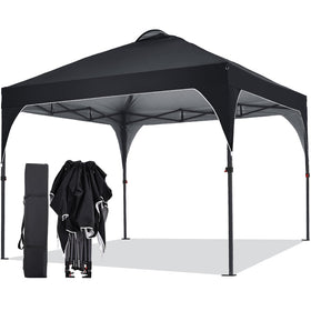 Oneofics pop up canopy 10x10 frame provides sturdy shade for outdoor events.