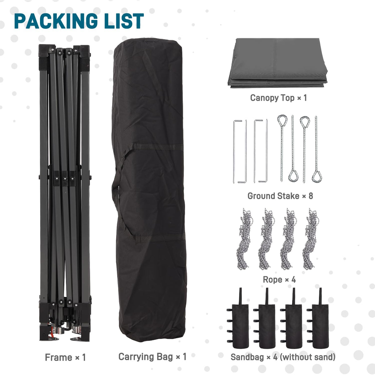 Oneofics portable carrying bag for easy transport and storage.