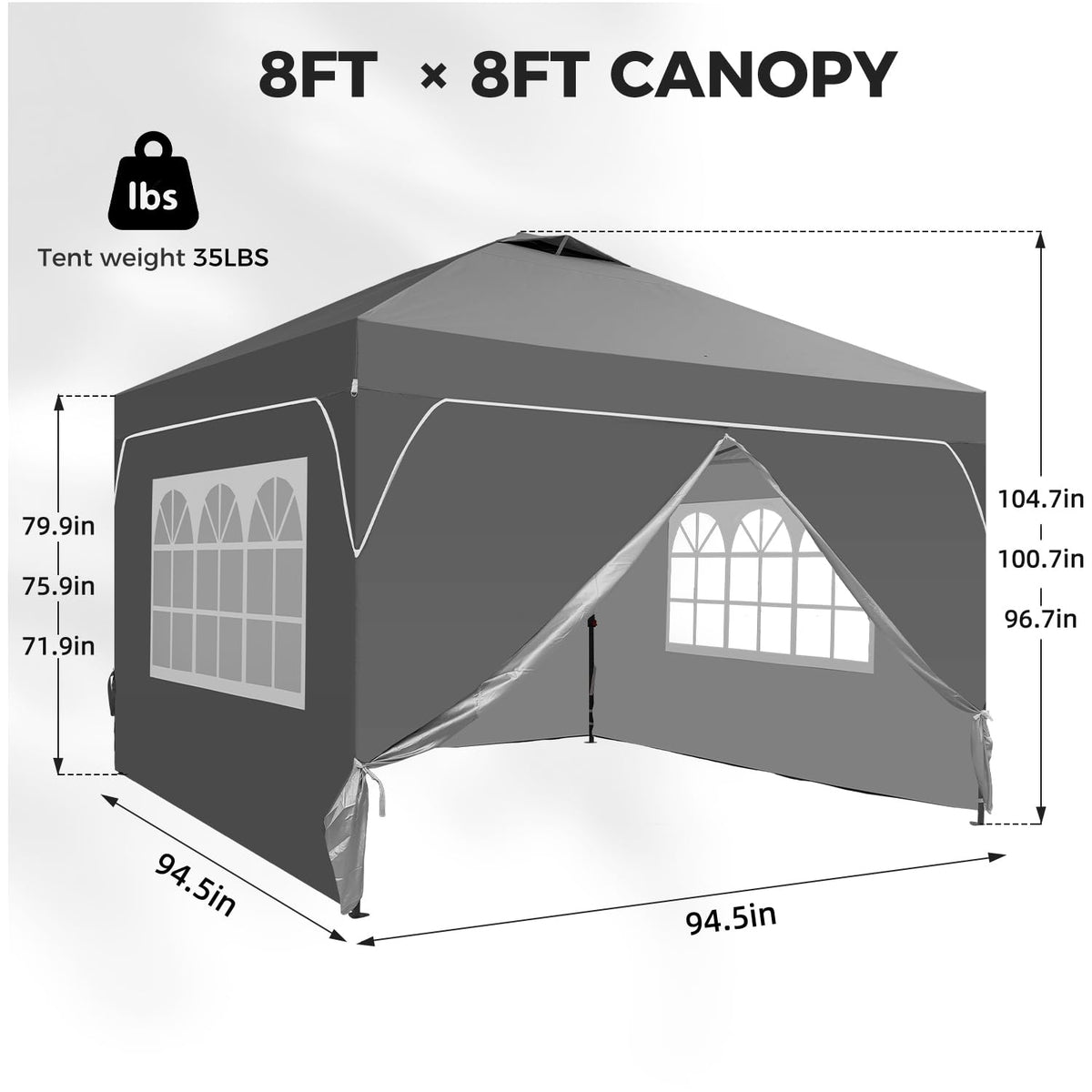 Oneofics sandbags provide added stability for outdoor events