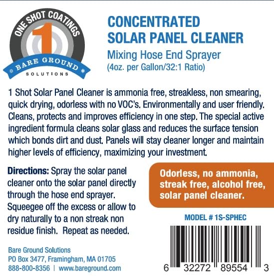 One Shot hose-end sprayer attached for easy, automatic dilution during application.
