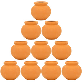 ONEST miniature clay pots collection for compact DIY displays and dollhouse décor.