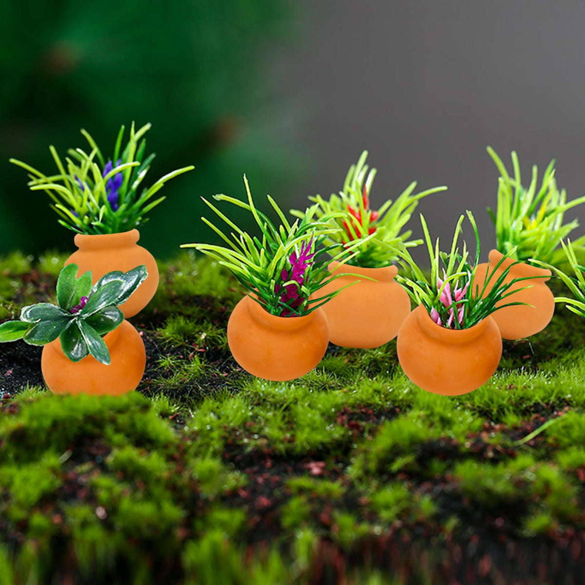 ONEST versatile micro planters for dirt, faux flowers, displays
