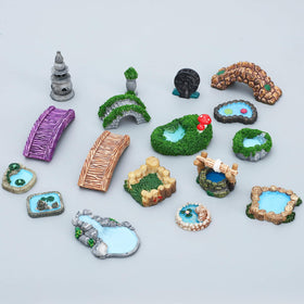 ONEST pond miniatures brighten water-edge displays and seasonal setups.
