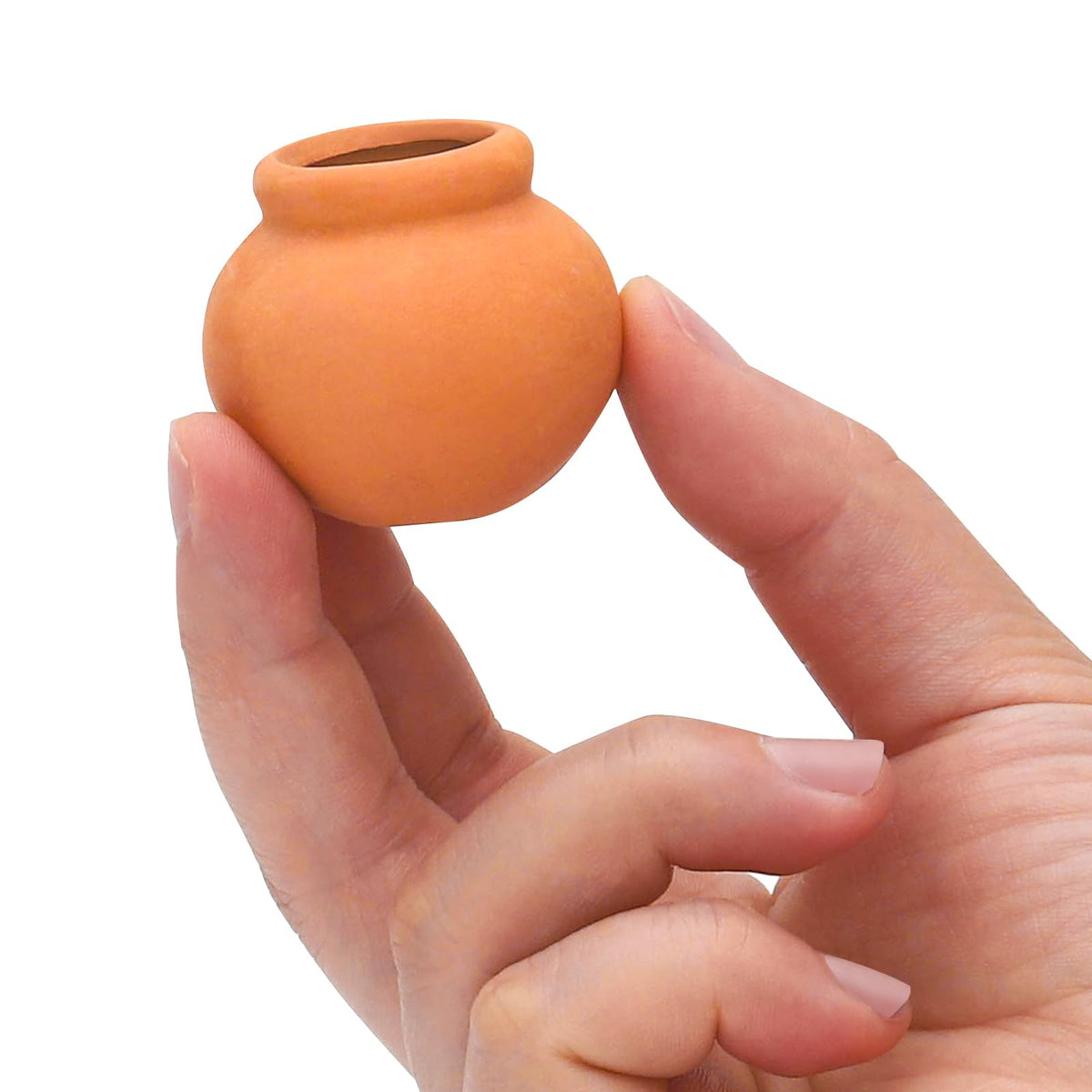 ONEST terracotta-style tiny pots for micro landscapes
