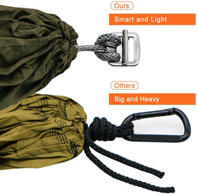 Onewind Tree Straps ultra-lightweight design reduces packing weight for backpacking.