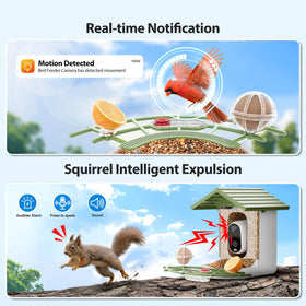 Onforu 2 way audio for conversing with birds at the feeder