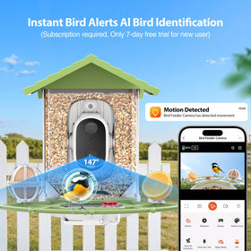 Onforu night-vision bird feeder camera for dusk and dawn viewing