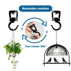 ONIKK heavy-duty ceiling hook supports up to 33 lbs on wood