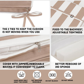 Only Choice removable cover with zipper close-up for easy cleaning