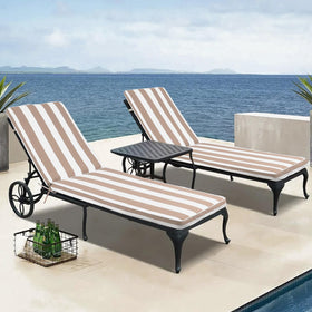Only Choice outdoor cushion back view showing plush support and durability