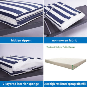 Only Choice piped edges provide a smooth, stylish cushion finish.