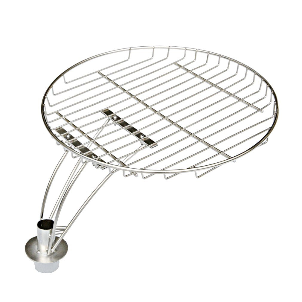 Onlyfire 13.5-inch stainless grate with swivel shaft for Char-Griller 16620 enhances versatility.