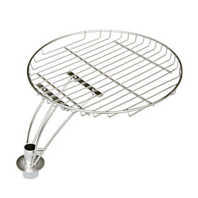 Onlyfire 13.5-inch stainless grate with swivel shaft for Char-Griller 16620 enhances versatility.