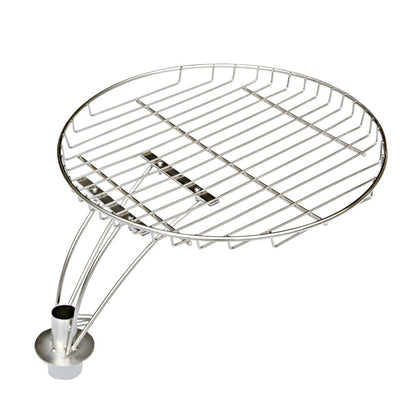 Onlyfire 13.5-inch stainless grate with swivel shaft for Char-Griller 16620 enhances versatility.