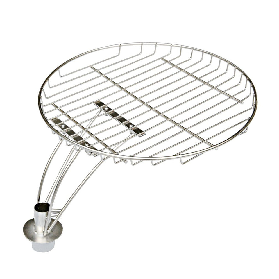 Onlyfire 13.5-inch stainless grate with swivel shaft for Char-Griller 16620 enhances versatility.