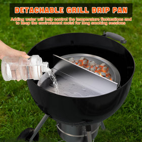 OnlyFire 32oz reservoir keeps temps stable during longer cooks.