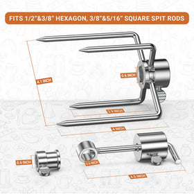 Onlyfire 6006 counter balance kit balancing meat for smoother rotation