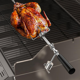 Onlyfire 6006 fits 3/8 and 5/16 square spits for versatile setups