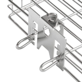 Onlyfire 6042 rotisserie basket compatibility fits 1/2-inch hex and 3/8-inch rods.