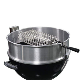 Onlyfire 6042 secure-spit design keeps the spit rod in place during grilling.
