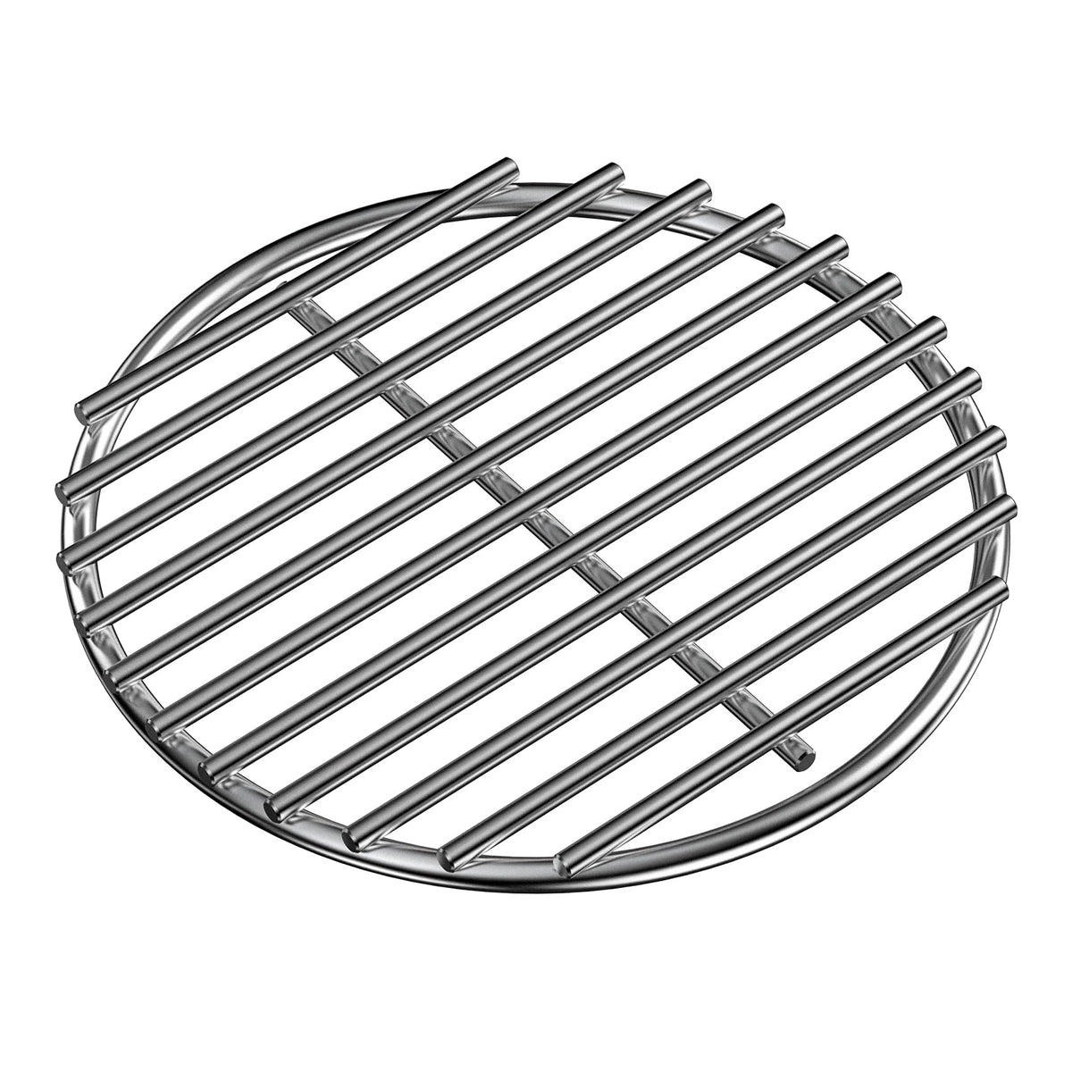 Onlyfire 9-inch stainless steel fire grate top view emphasizes even heat and airflow