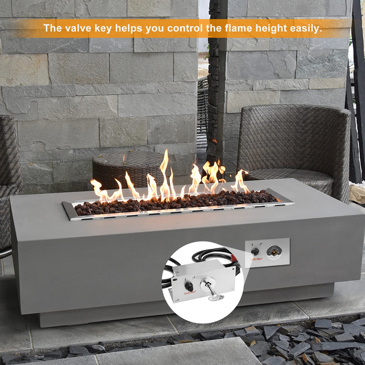 Onlyfire stainless steel installation box for durable mounting