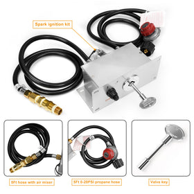 Onlyfire key valve for safer, controlled flame start