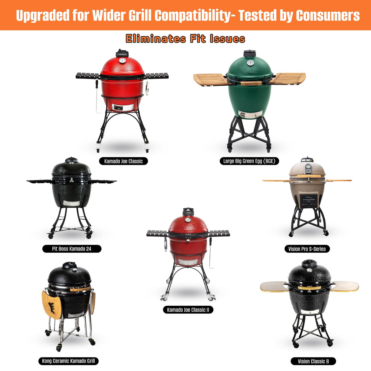 Onlyfire shake-clean design supports quick ash removal after grilling.