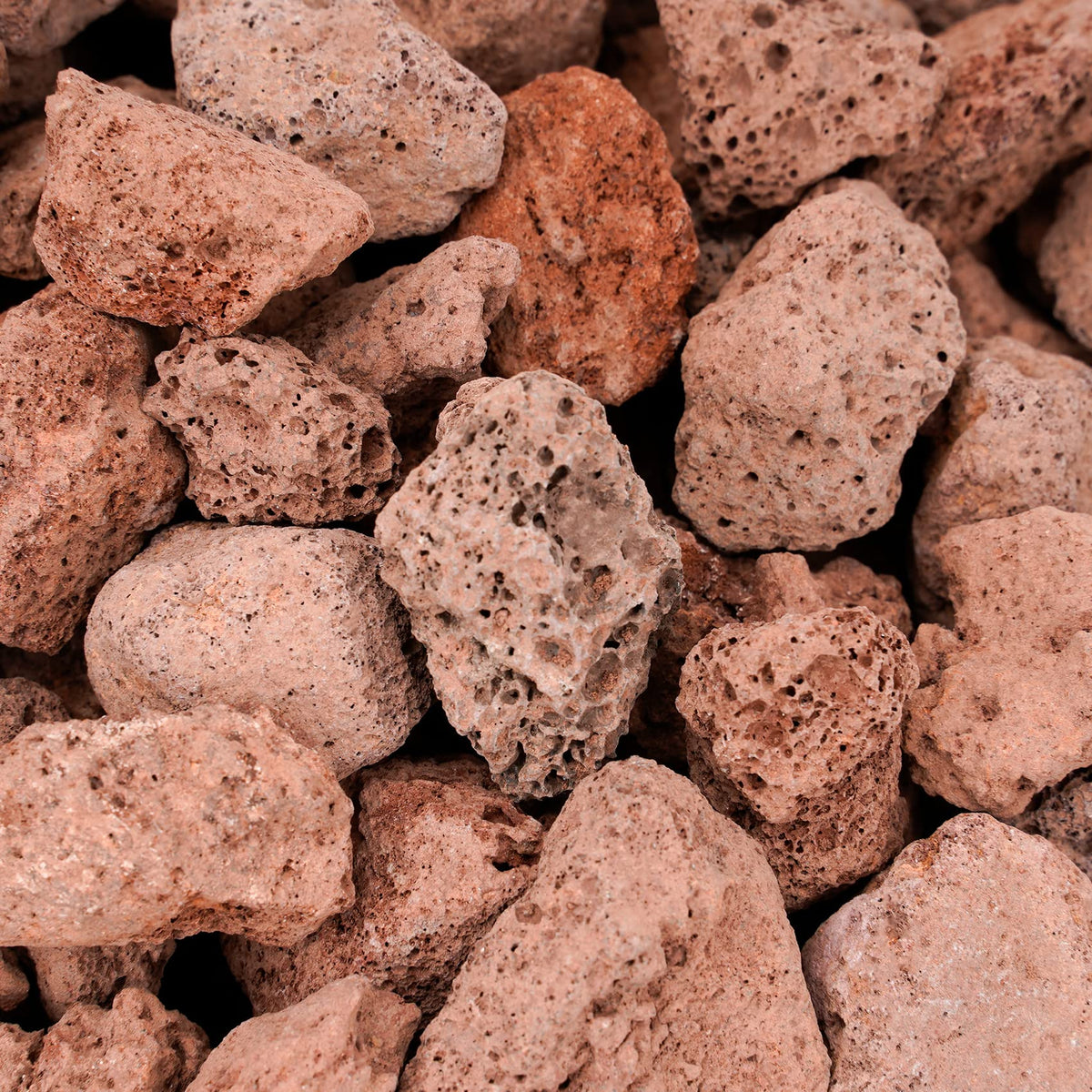 Onlyfire black lava rock garden landscape providing durable decorative texture