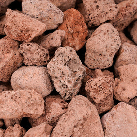 Onlyfire black lava rock garden landscape providing durable decorative texture
