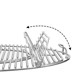 Removable center piece on Onlyfire grate enabling accessory use