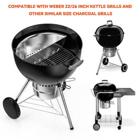Onlyfire fits Weber Original Kettle 22- and 26-inch models