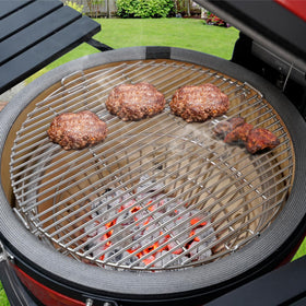 Onlyfire charcoal basket grilling accessory enhances cleanup and consistency during cooks.