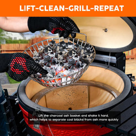 Onlyfire stainless steel construction resists warping and rust under high heat.