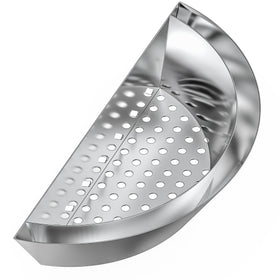 Onlyfire charcoal basket with water pan inside Weber 22-inch kettle for juicier BBQ