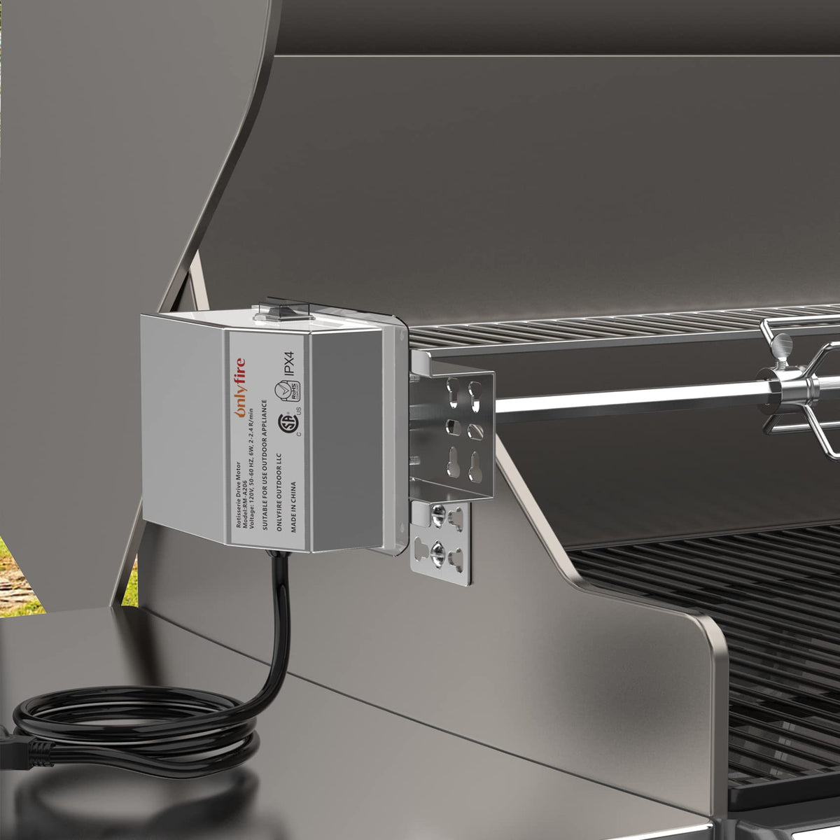 Onlyfire counter balance system ensures smooth rotation